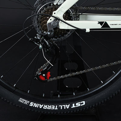 Bicicleta de montaña de marco de aluminio de modelo básico con 7 marchas y freno de disco hidráulico