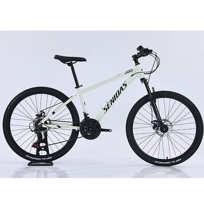 Bicicleta de montaña de marco de aluminio de modelo básico con 7 marchas y freno de disco hidráulico