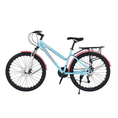 Freno de disco mecánico de 21 velocidades Marco de acero Bicicleta de montaña para la ciudad Bicicleta de viaje