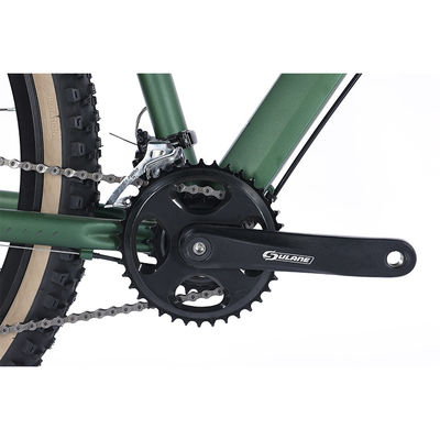 30.5 pulgadas Bicicleta de montaña Cuadro de aleación de aluminio 18 velocidades engranajes Freno de disco mecánico