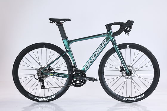 Clipless Pedals Included Racing Road Bike 18 Speed Bike Racing Saddle Lightweight Alloy Frame Ideal for Speed and Agility