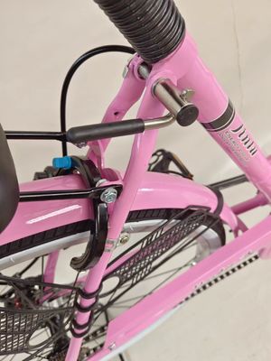 24 pulgadas de bicicleta de la ciudad de una sola velocidad de la bicicleta de la ciudad freno de disco con luz de dinamo