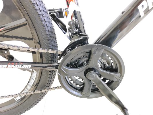 Bicicleta de montaña barata de 26 pulgadas y 21 velocidades. MTB de 26 pulgadas duradera con llanta de una pieza. MTB de 21 velocidades con rueda de una pieza para pedidos al por mayor.