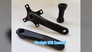 Juego de bielas MTB ligero de aleación 104BCD de 170 mm